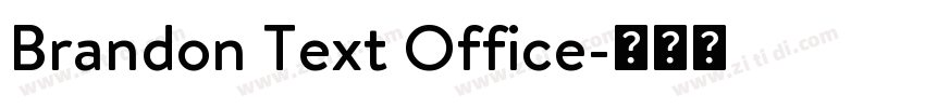 Brandon Text Office字体转换